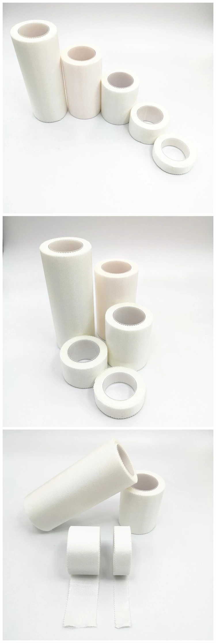 Top Selling Medical Disposable Surgical Adhesive Cohesive Silk Fabric Tape