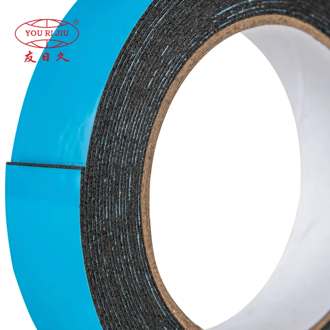 Free Sample 1mm 1.5mm 2mm 3mm Custom Size Strong Bonding Double Sided PE Adhesive Foam Tape