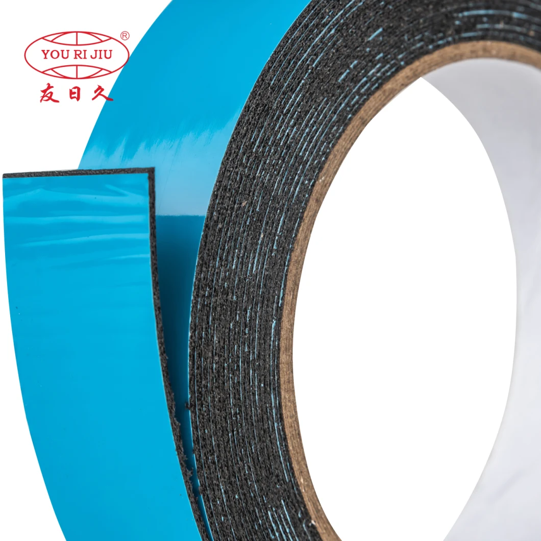 Free Sample 1mm 1.5mm 2mm 3mm Custom Size Strong Bonding Double Sided PE Adhesive Foam Tape