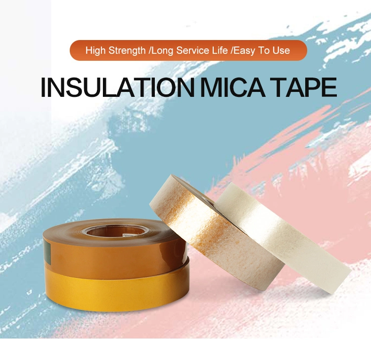 Silicone Polyimide Film Glass Cloth Reinforced Less Resin Mica Tape