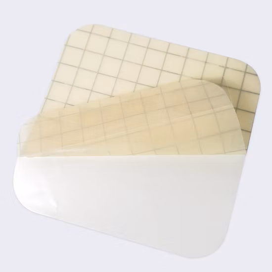 Articoli medicali monouso per chirurgia.  Medicazione in garza di olio idrocolloidale con strato di contatto