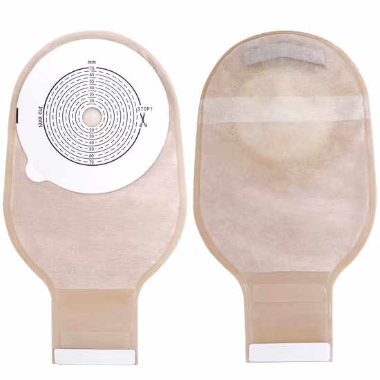 Sacca per stomia monouso trasparente da 60 mm all'ingrosso in un unico pezzo in fabbrica